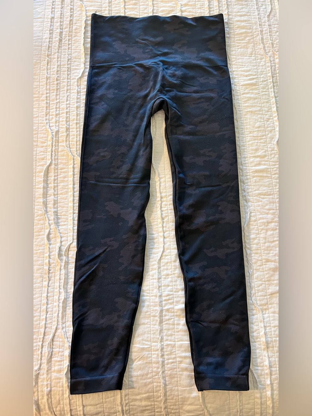 SPANX Black Camouflage Leggings